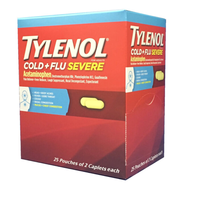 TYLENOL COLD + FLU SEVERE 25CT