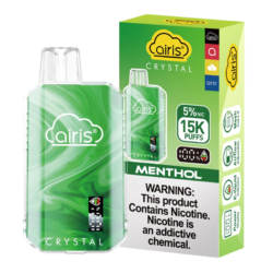 AIRIS CRYSTAL 15000PUFF MENTHOL 5% - PACK OF 5