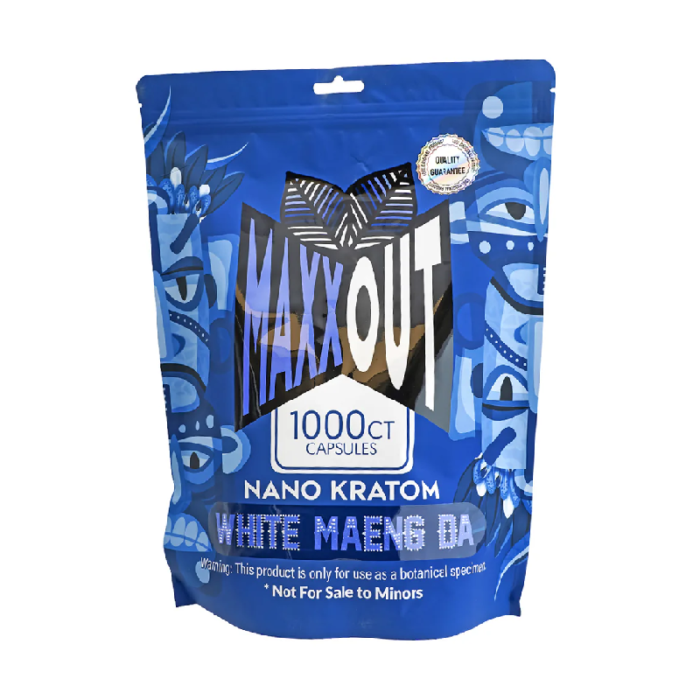 MAXXOUT KRATOM WHITE MANG DA 1000CT CAPSULE
