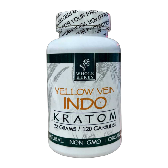 WHOLE HERBS YELLOW VEIN INDO CAPSULES 120CT