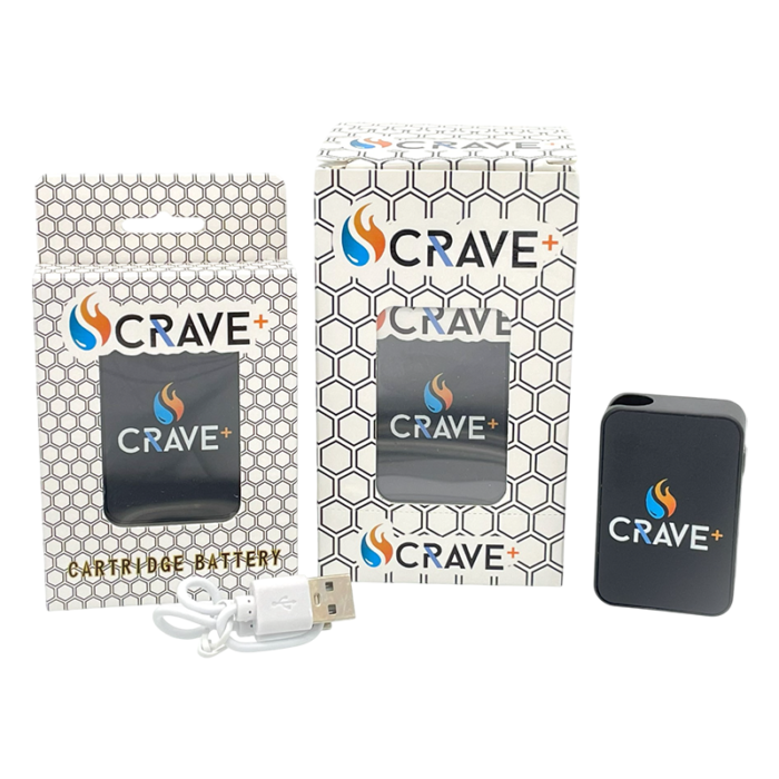 CRAVE PLUS CARTRIDGE BATTERY BLACK 5CT BOX