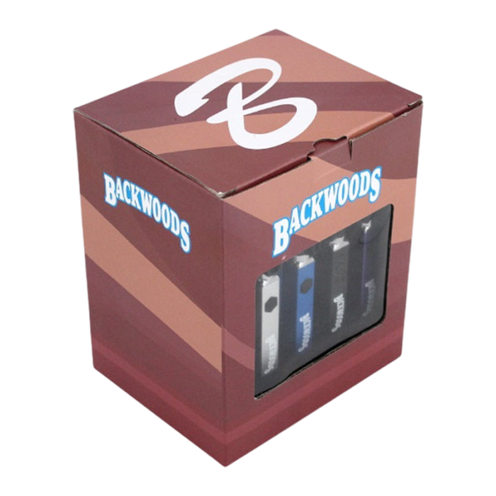BACKWOODS QUAD BATTERY WITH CHARGER 20CT DISPLAY