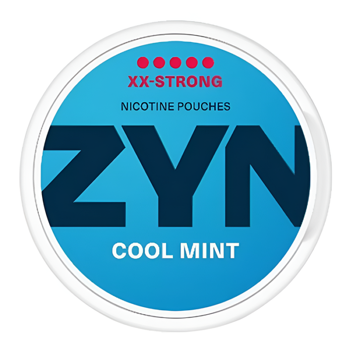 ZYN NEW FEEL NICOTINE POUCH DRY COOL MINT XX-STRONG - PACK OF 5