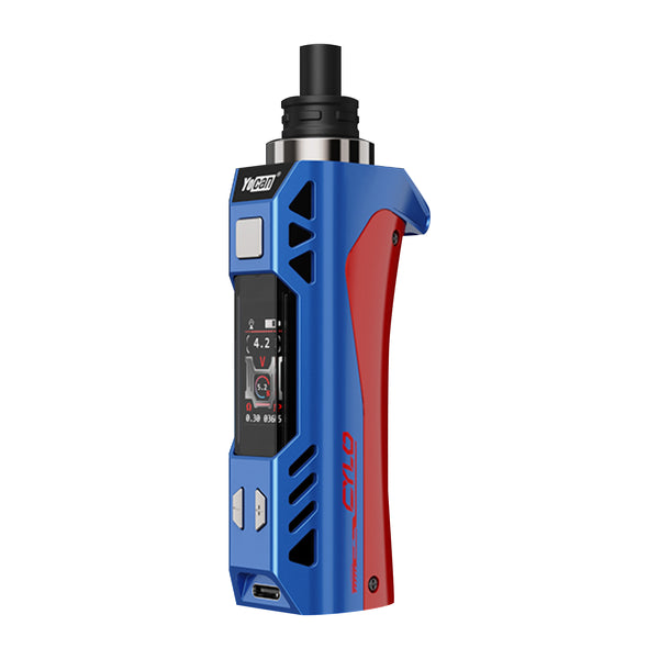YOCAN CYLO WAX VAPORIZER BLUE RED