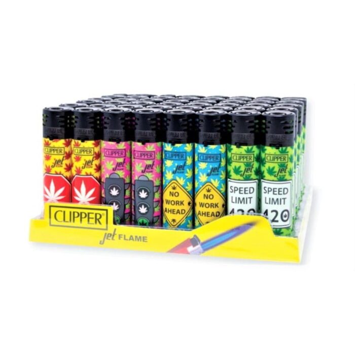 CLIPPER JET FLAME FLOWER 48CT DISPLAY