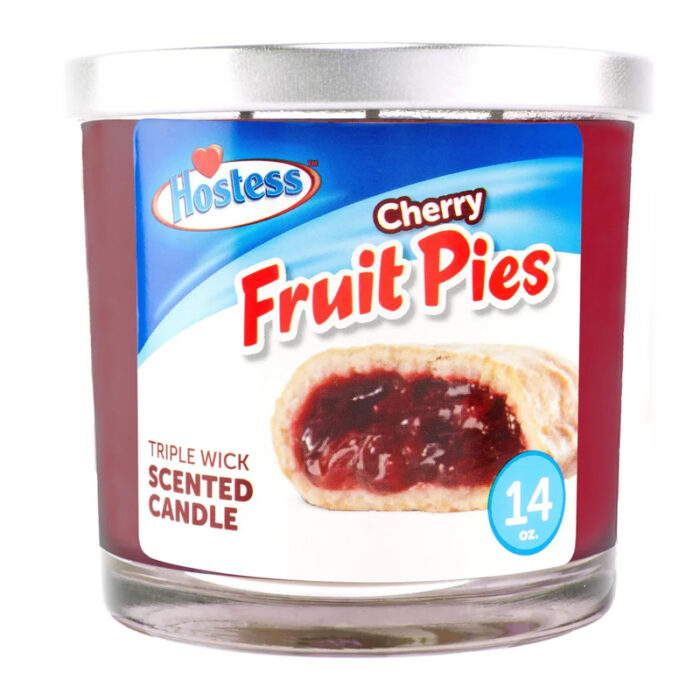 CANDY CANDLE 14OZ HOSTESS CHERRY FRUIT PIES