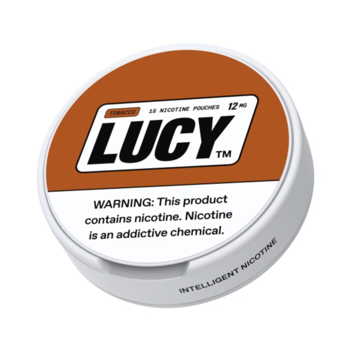 LUCY NICOTINE POUCH - TOBACCO 12MG - 5-CT