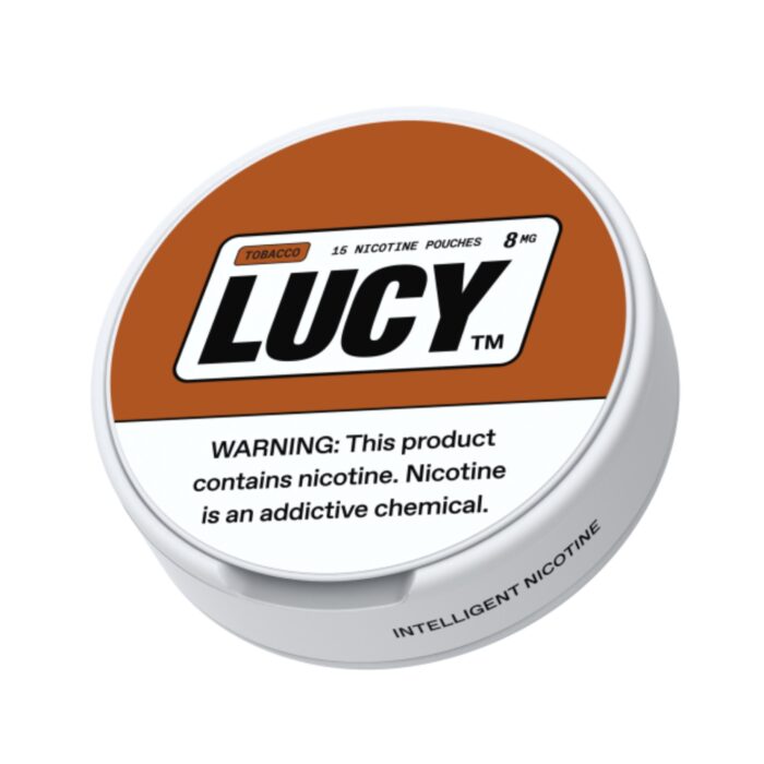 LUCY NICOTINE POUCH - TOBACCO 8MG - 5-CT
