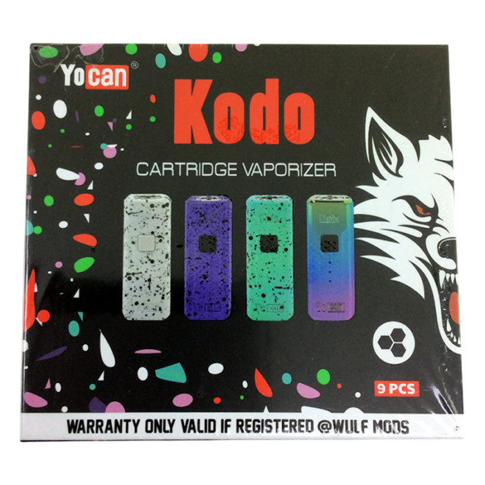 WULF YOCAN KODO CARTRIDGE BATTERY 9PACK DISPLAY