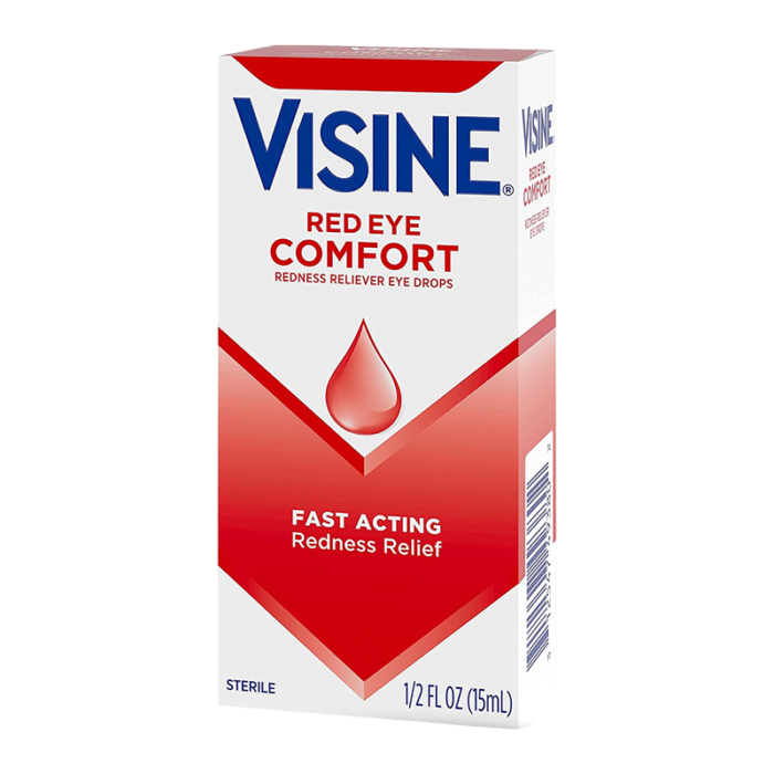 VISINE RED EYE COMFORT DROPS 15ML PCS