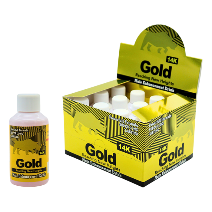 RHINO GOLD 14K SHOTS 2OZ -BOX OF 12