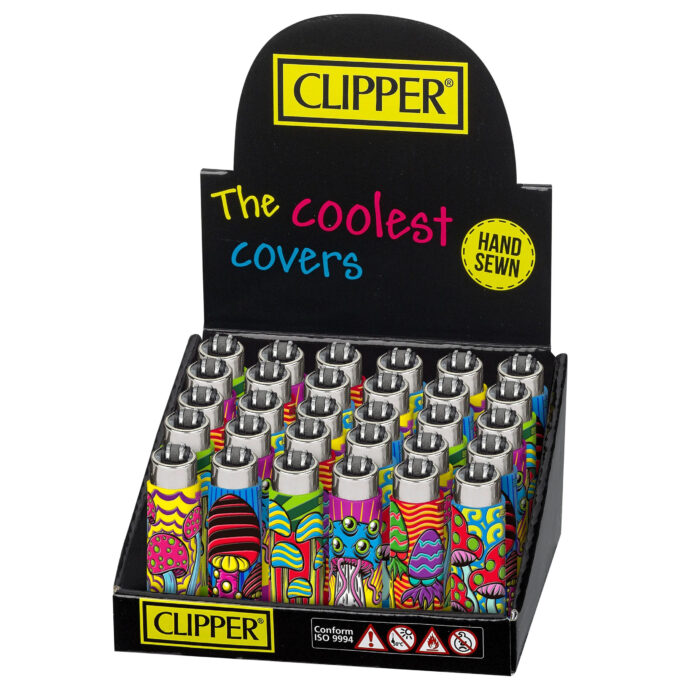 CLIPPER LIGHTER SILICON POP MUSHROOMS 30CT