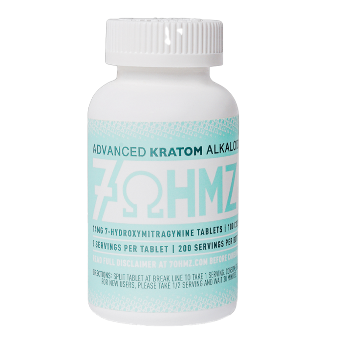 7OHMZ 7-HYDROXY MITRA GYNINE KRATOM TABLET (14MG PER TAB) 100CT JAR
