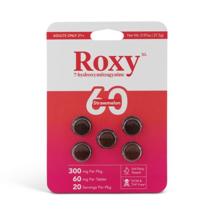 ROXY 7HYDROXY COMPLEX ALKALOID 60MG PER TABS 20CT DISPLAY
