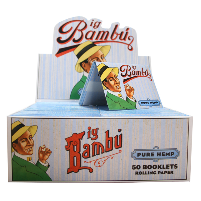 BIG BAMBU PURE HEMP ROLLING PAPER 50 PER BOX