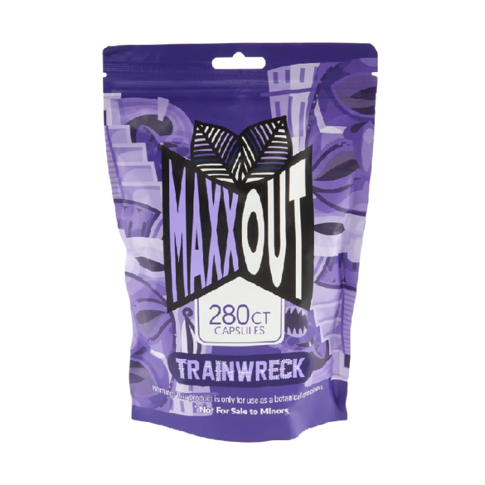 MAXXOUT KRATOM TRAINWRECK 280CT CAPSULE
