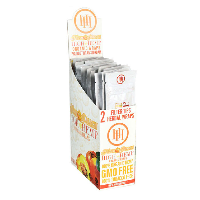 HIGH HEMP ORGANIC WRAPS FUZZY PEACH