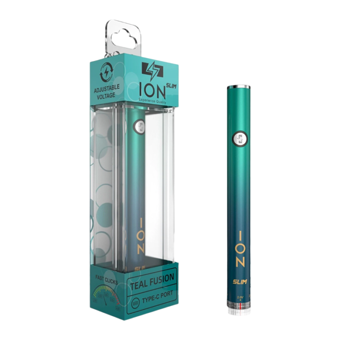 ION SLIM 320MAH ADJUSTABLE BATTRY TEAL FUSION