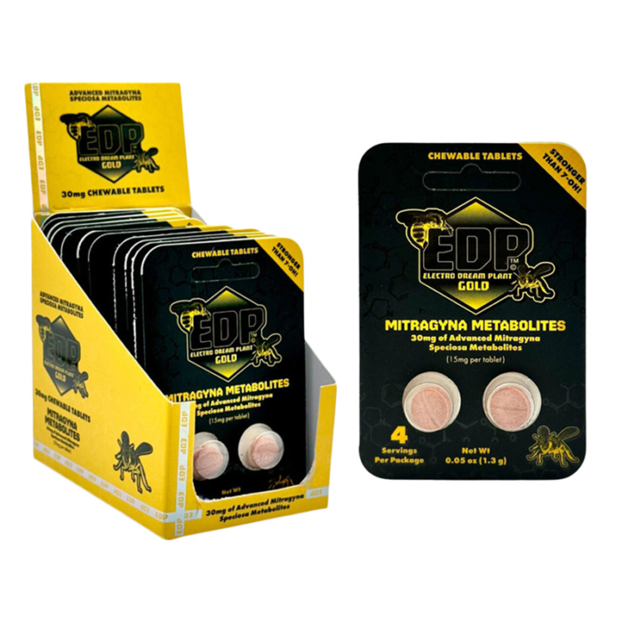 EDP GOLD 7OH 2CT CHEWABLE TABLETS 30MG - PACK OF 12