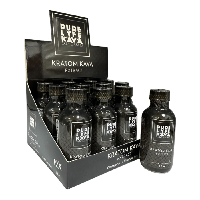 PURE LYFE KAVA 2OZ SHOT 12CT X 3 DISPLAY