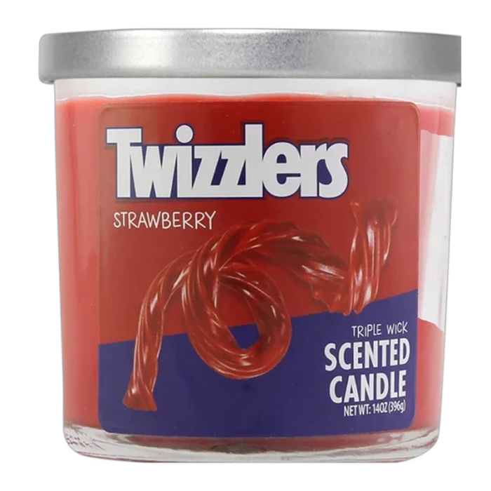 CANDY CANDLE 14OZ TWIZZLERS STRAWBERRY