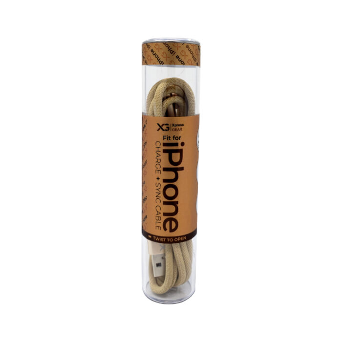 XPRESS GEAR CABLE 5FT IPHONE FABRIC NO-474