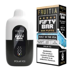 FIFTY BAR X FRUITIA 20000PUFFS DISPOSABLE - PACK OF 5