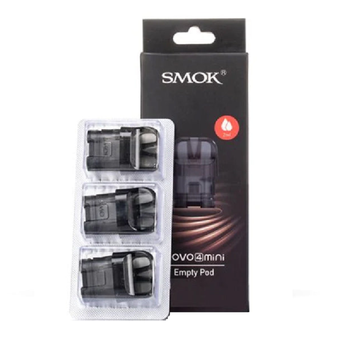 SMOK NOVO 4 MINI EMPTY POD TRANSPARENT BLACK