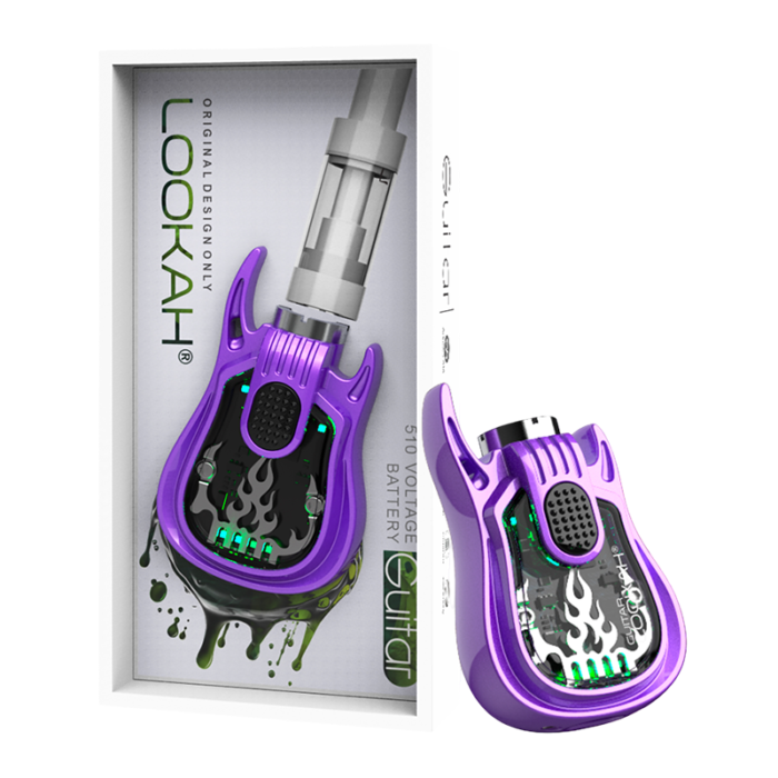 LOOKAH GUITAR 510 THREAD CARTRIDGE BATTERY PURPLE