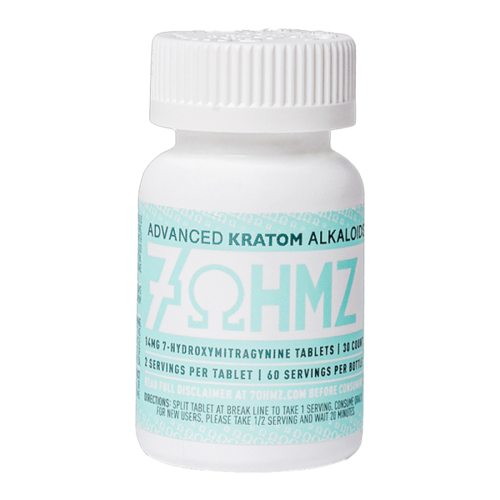 7OHMZ 7-HYDROXY MITRA GYNINE KRATOM TABLET (14MG PER TAB) 30CT JAR