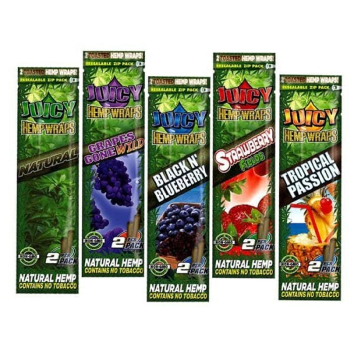JUICY JAY HEMP WRAPS - 25 PER BOX
