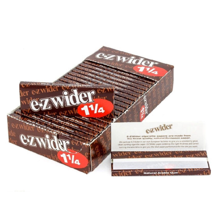 EZ WIDER 1.25 CIGARETTE PAPER 24 PER BOX