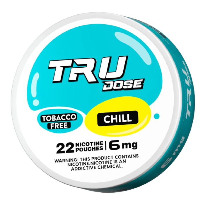 TRU DOSE NICOTINE POUCH CHILL 6MG - PACK OF 5