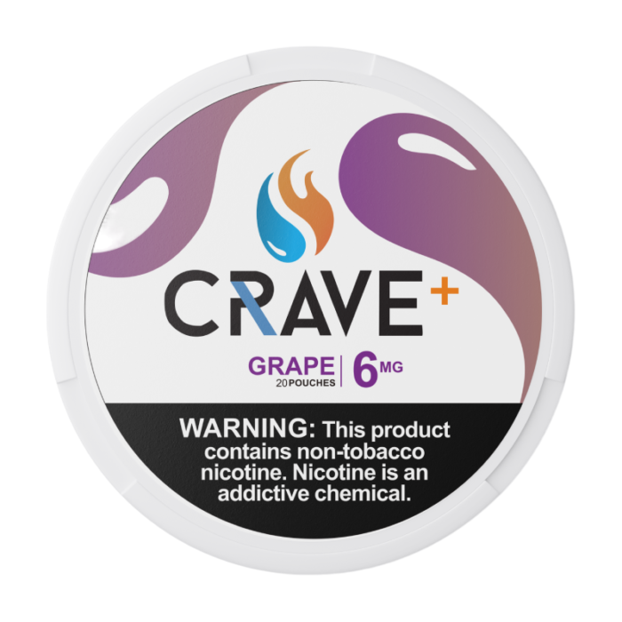 CRAVE NICOTINE POUCHES 6MG - PACK OF 5