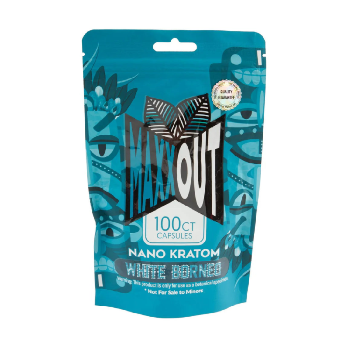 MAXXOUT KRATOM WHITE BORNEO 100CT CAPSULE