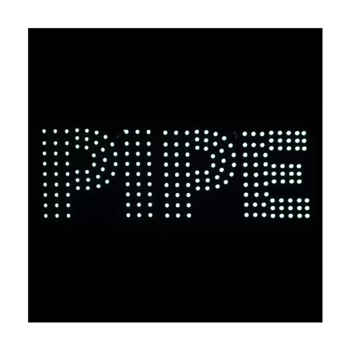 LED SIGN PIPE 22X7 WHITE