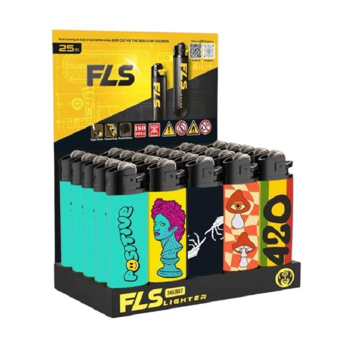 FLS DESIGN LIGHTERS - PACK OF 25