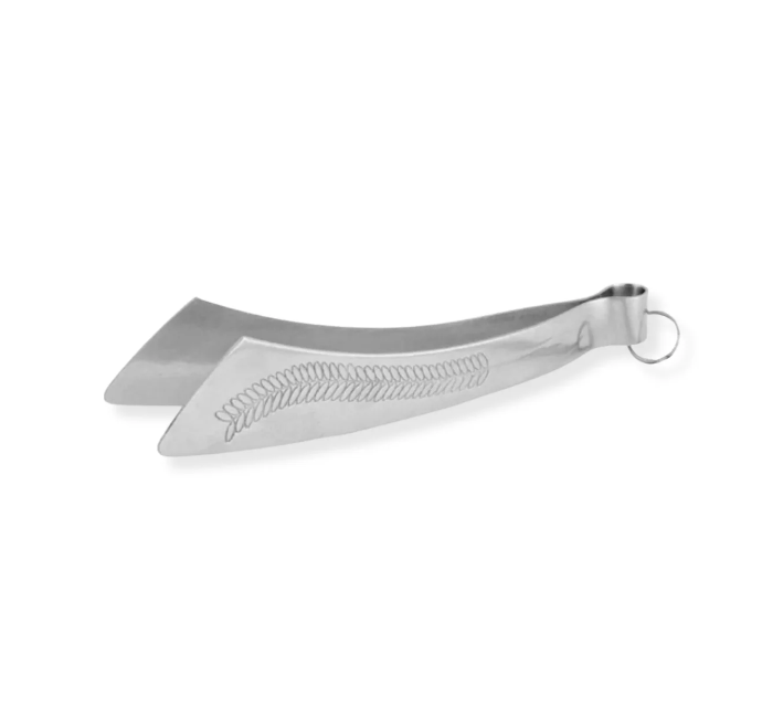 MYA HOOKAH TONGS CURVED CHROME