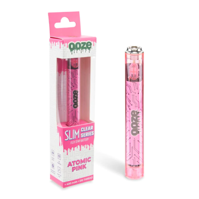 OOZE SLIM CLEAR SERIES VAPE PEN 400MAH