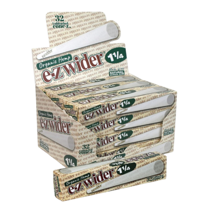 EZ WIDER CONE-Z 1.25 UNBLEACHED 32 PER BOX