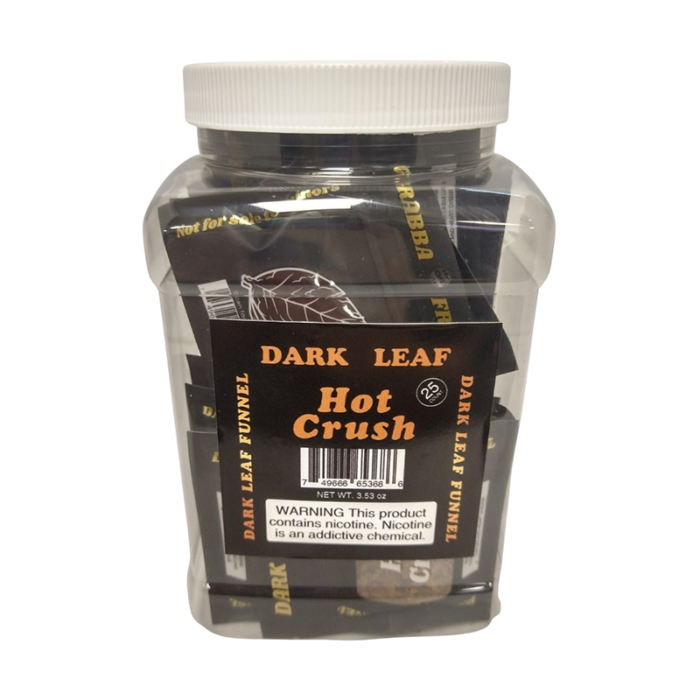 DARK LEAF FUNNEL 25CT JAR-HOT CRUSH