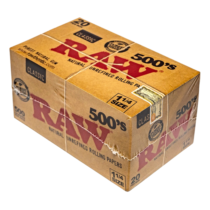 RAW 500'S CLASSIC 1.25 20 PER BOX