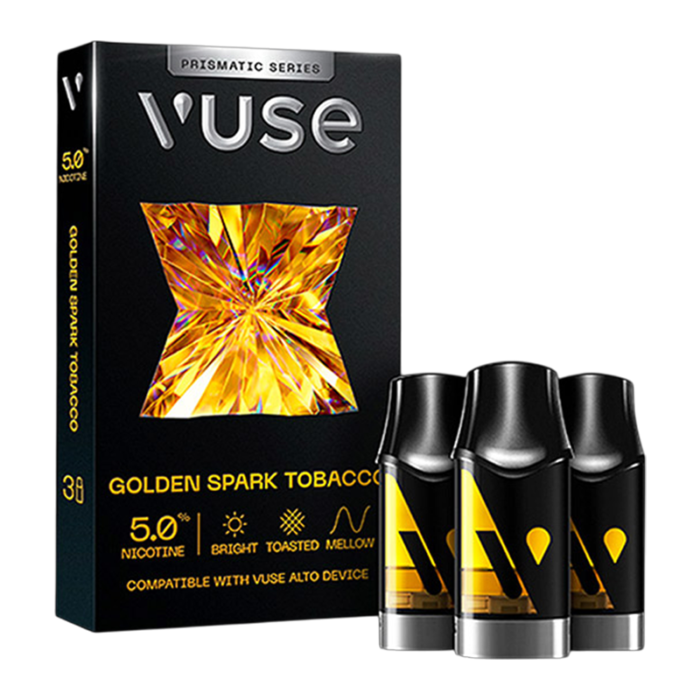 VUSE ALTO GOLDEN SPARK TOBACCO 5% 5PK