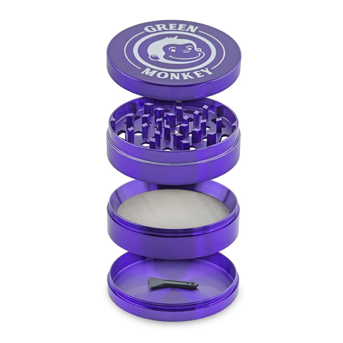 GREEN MONKEY CAPUCHIN GRINDER 75MM 4 PART