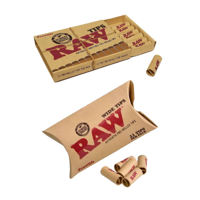 RAW PRE ROLLED TIPS