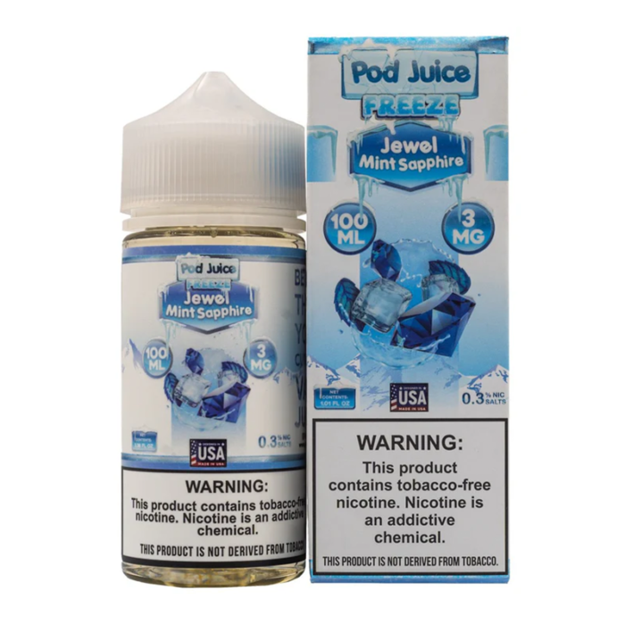 POD JUICE JEWEL MINT SAPPHIRE FREEZE 6MG - 100ML
