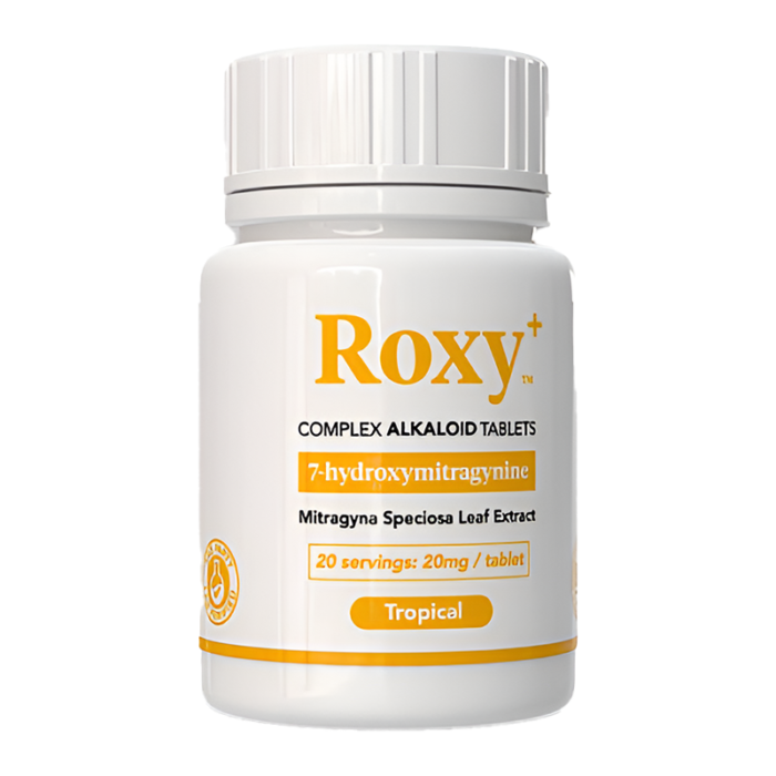 ROXY PLUS 7-HYDROXYMITRAGYNINE TABLET 20MG - 10CT JAR (20 SERVINGS)