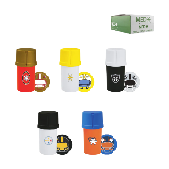 MEDTAINERS PREMIUM- GRIDIRON COLLECTION - 12 PACK