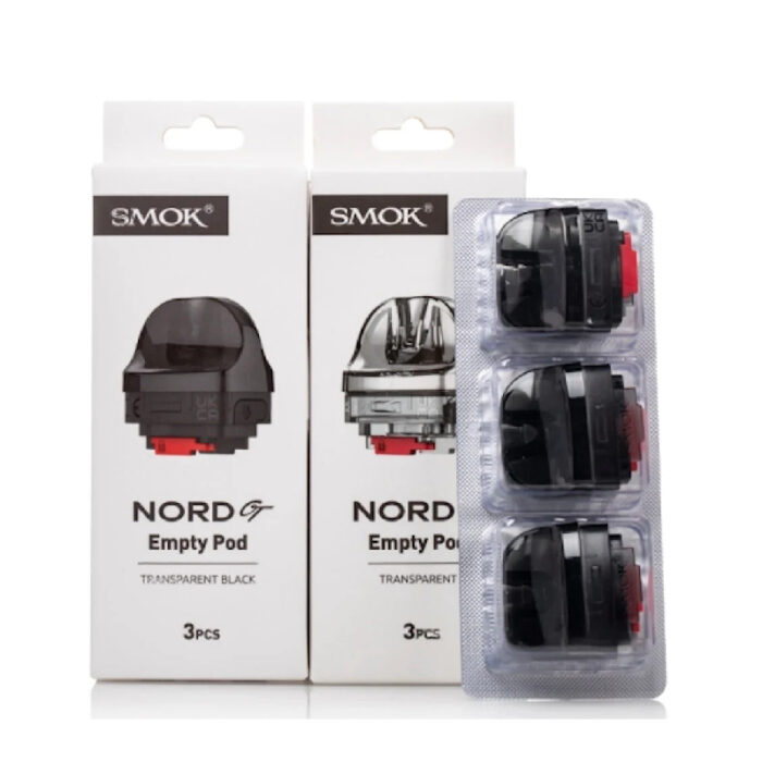 SMOK NORD GT TRANSPERENT EMPTY POD - PACK OF 3