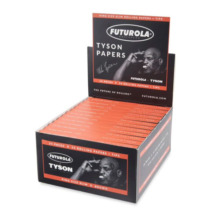 FUTUROLA TYSON 2.0 SLIM X BROWN PAPER WITH FILTERS KING SIZE